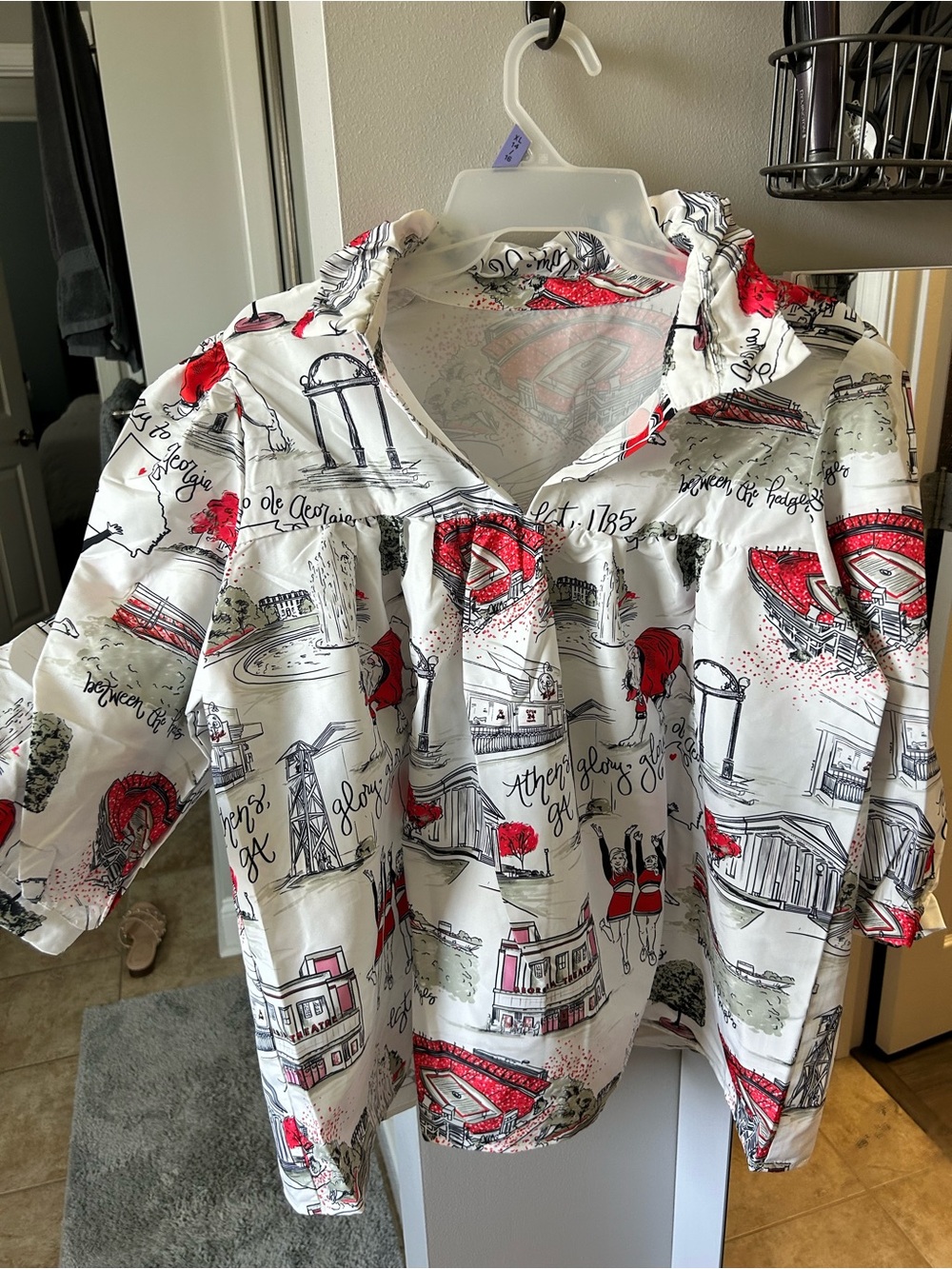 Women's GA Bulldog Blouse